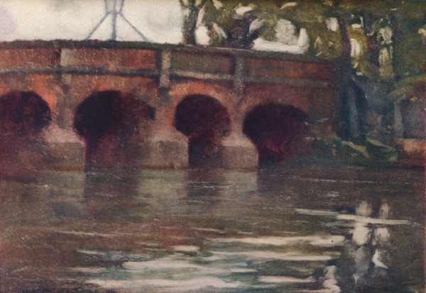 'The Bridge', c1911. Artist: Edward Leslie Badham.