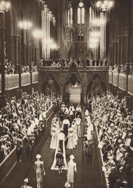 'The Procession Into The Abbey', 1937. Creator: Unknown.