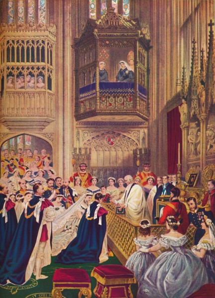 The Royal Wedding, St George's Chapel, Windsor, March 10, 1863 (1910). Creator: Unknown.