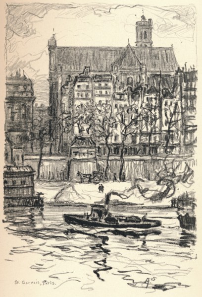 'St Gervais', 1915. Artist: Frank Milton Armington.