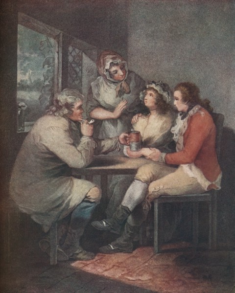 'The Soldier's Return', c18th century (1909). Artist: Graham.