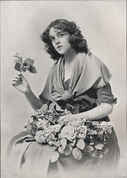 'The Flower Girl', c1903. Artist: Karl Anton.