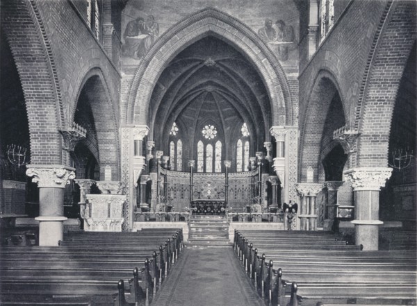 'Interior of St. James the Less, Westminster', c1903. Artist: W Ingle.