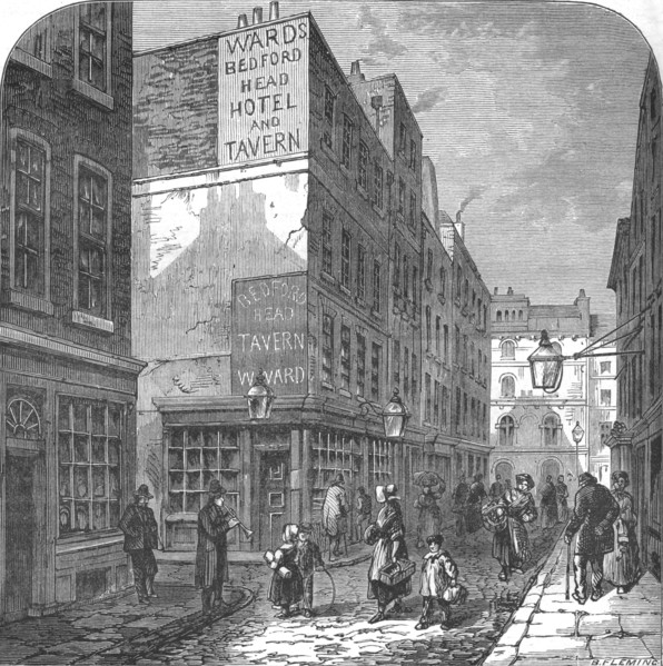 The Old Bedford Head, 1897. Artist: B Fleming.