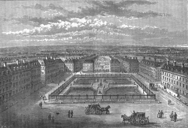 Soho Square, c1700 (1897). Artist: Unknown.