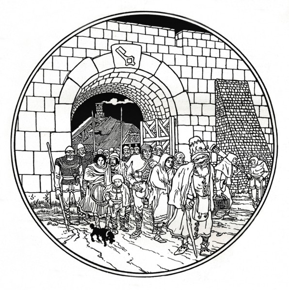 'From Geschichte Der Rheinischen Stadtekultur', c1897. Artist: Joseph Kaspar Sattler.