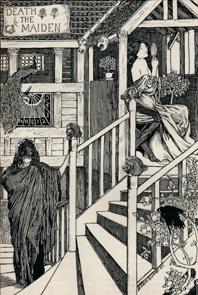 'Death & the Maiden', 1895. Artist: Byam Shaw.