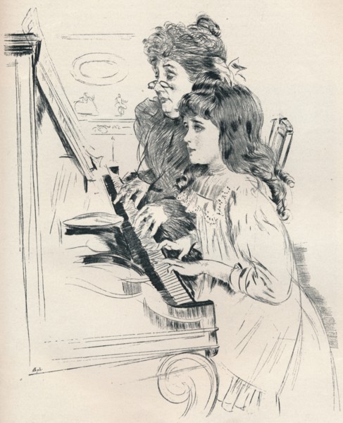 'Ellen Et Sa Grandmere', c1897. Artist: Paul Helleu.