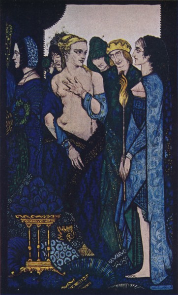 'We Named Lucrezia Crivelli and Titian's Lady', c1910. Artist: Harry Clarke.
