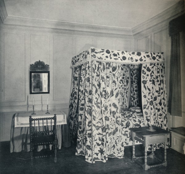 'A Bedroom from the House of Major Nicholas Sewall, at Secretary', 1930. Artist: Unknown.