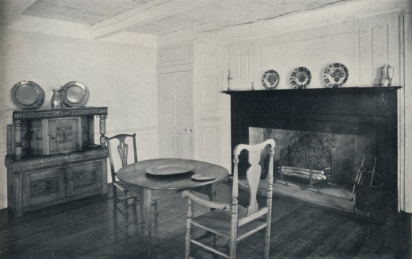 'Dining Room, circa 1800, from the Shenk House, Long Island', 1930. Artist: Unknown.
