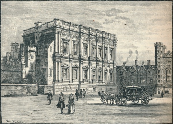 The Banqueting House, Whitehall, London, 17th Century (1905). Artist: Unknown.