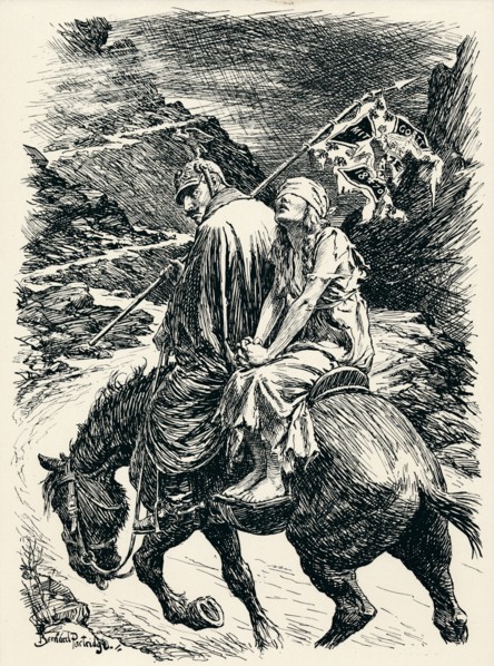 'The Road of Victory - Stage VI', c1920. Artist: Bernard Partridge.