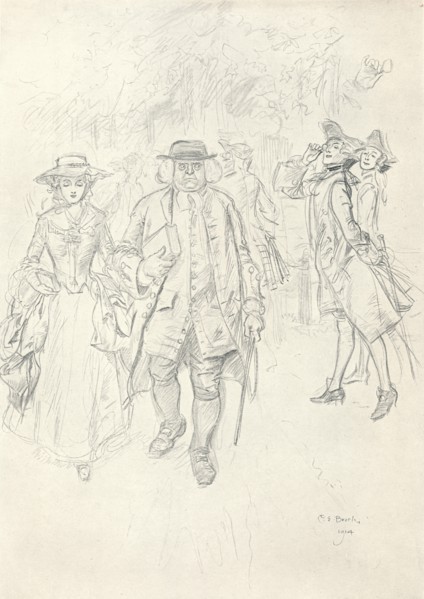 'Running The Gauntlet - Stage II', c1920. Artist: Charles Edmund Brock.