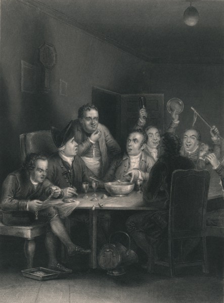 'The Clubbists', 1860. Artist: William Greatbach.