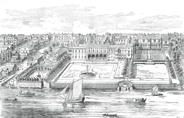 Somerset House, 1755 (1897). Artist: Unknown.