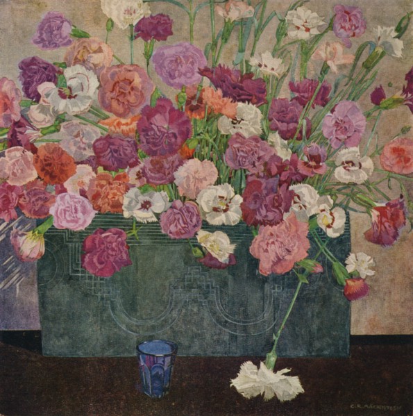 'Pinks', c1920. Artist: Charles Rennie Mackintosh.