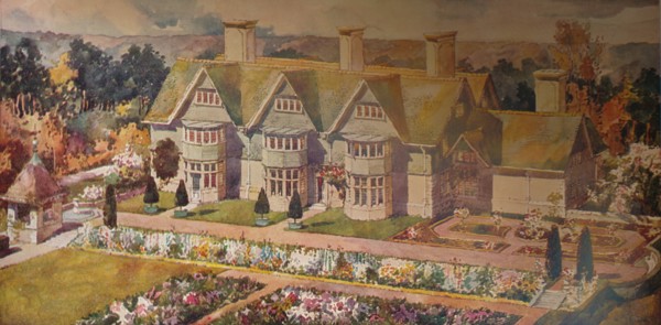 'House at Troon, Ayrshire', c1910. Artist: Arnold Mitchell.