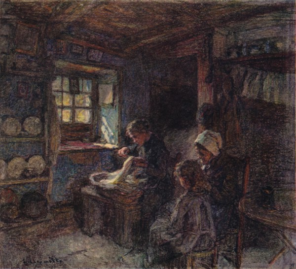 'Les Dentellieres', c1888. Artist: Leon-Augustin Lhermitte.