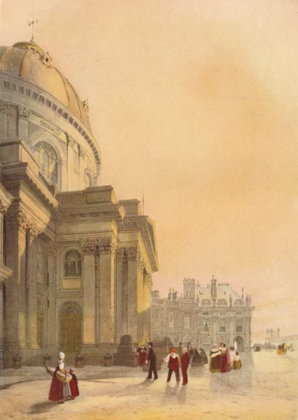 'La Chapelle de l'Institut, Paris', 1839. Artist: Thomas Shotter Boys.
