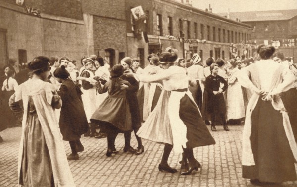Dancing celebrates the end of war, 1918 (1935). Artist: Unknown.