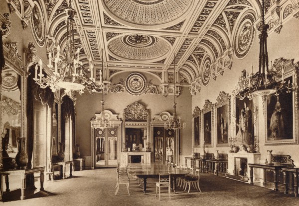 The State Dining Room, Buckingham Palace, 1935. Artist: Unknown.