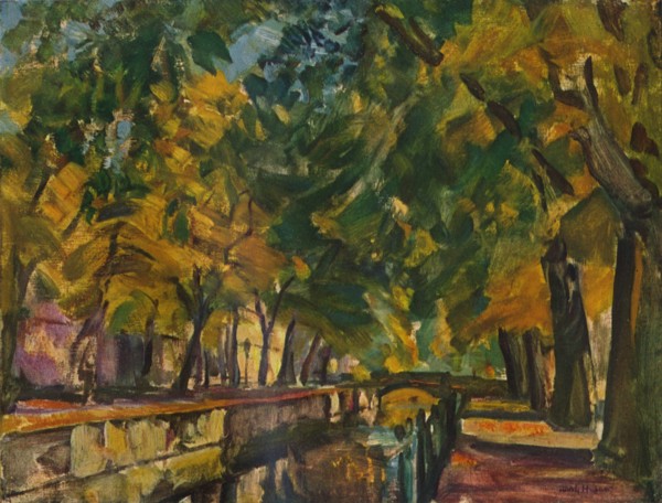 'Canal at Potsdam', c1926. Artist: Ulrich Hubner.