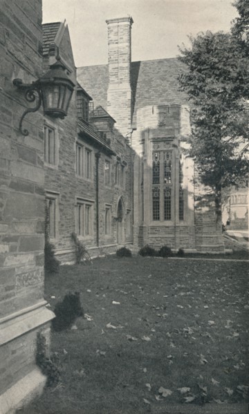 'Dormitories and Dining Hall. Princeton University, New Jersey', c1922. Artist: Unknown.