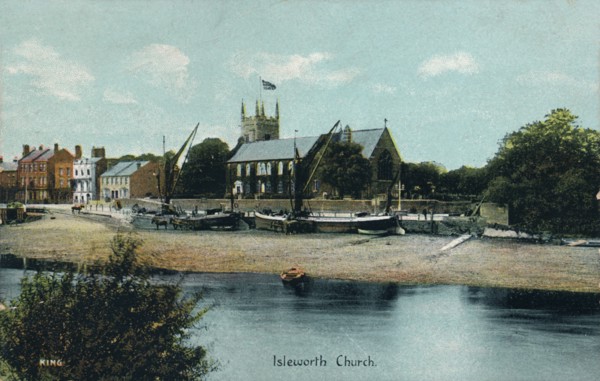 Isleworth Church, London, c1905. Artist: Unknown.