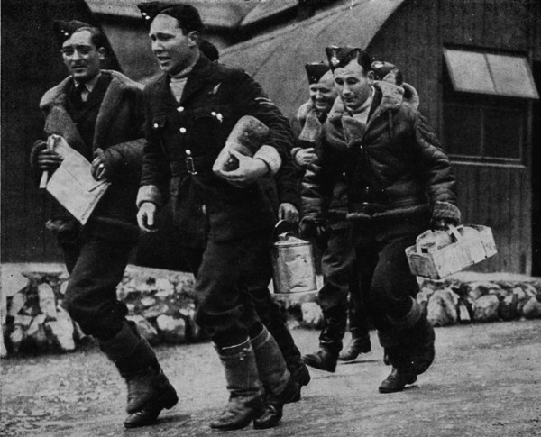 Members of the RAF ready for action during World War II, c1940 (1943). Artist: Unknown.