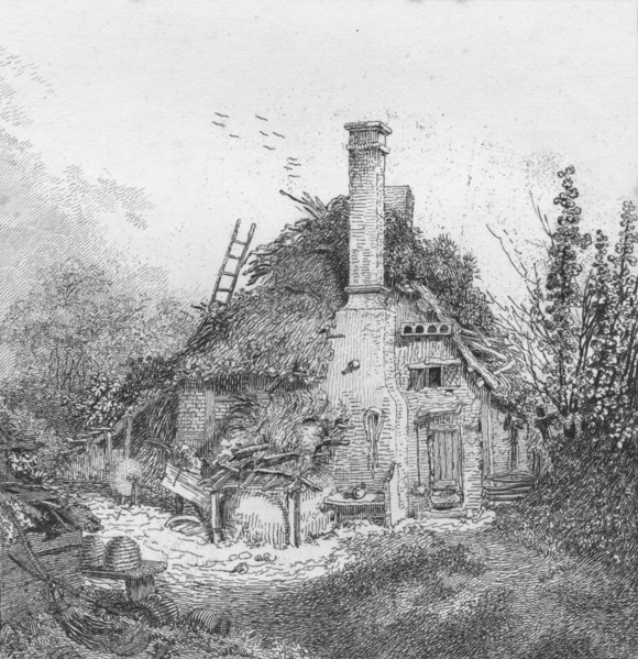 'On Merrow Common, Surrey', 1797. Artist: John Thomas Smith.