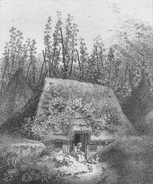 'At Cobham, Surrey', 1797. Artist: John Thomas Smith.