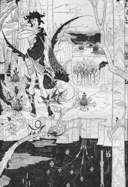 'Siegfried, Act II', c1893. Artist: Aubrey Beardsley.