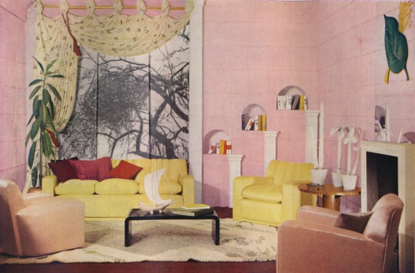 'The sitting room of 1937', 1937. Artist: Unknown.
