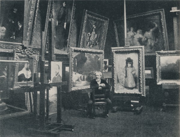 'Carolus Duran in his Studio', c1897. Artist: Unknown.