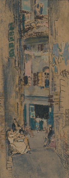 'Bead Stringers, Venice', c1904. Artist: Thomas Robert Way.