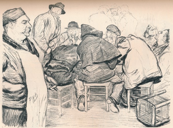 'A Purveyor of Liquid Refreshment For Anarchists', c1895. Artist: Paul Charles Renouard.