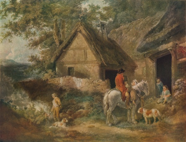 'A Boy Employed Burning The Weeds', 1799. Artist: James Ward.