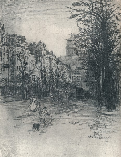 'Avenue Des Gobelins, Paris', c1908. Artist: Frank Milton Armington.