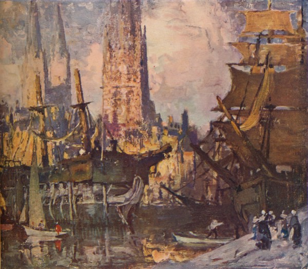 'The Last of the Indomitable', c1908. Artist: James Paterson.