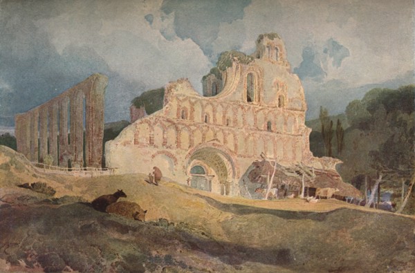 'St. Botolph's Priory, Essex', c1806. Artist: John Sell Cotman.