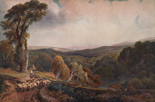 'Near Lowther Castle', c1818. Creator: Peter de Wint.