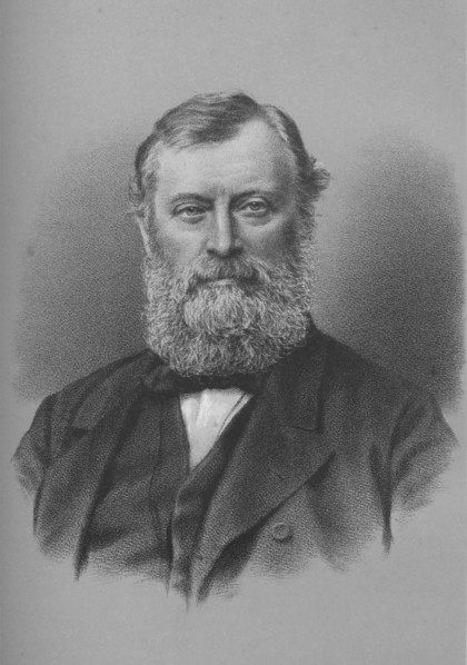 William Edward Forster, British industrialist, philanthropist and politician, c1880 (1883).  Artist: Unknown.