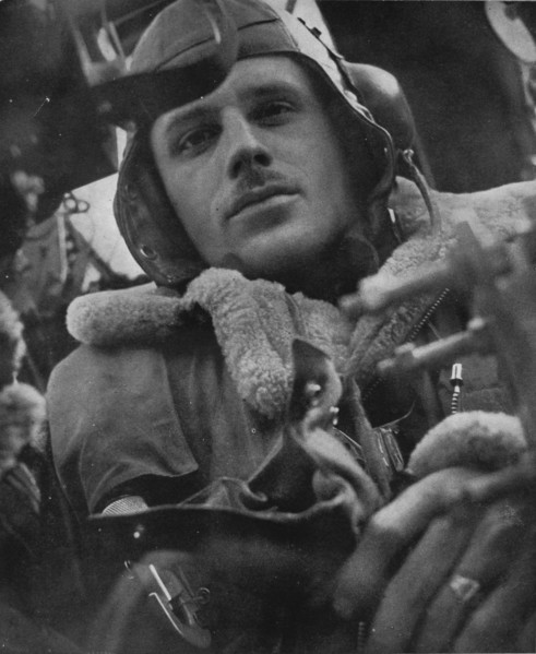 Bomber Command pilot, 1941. Artist: Unknown.