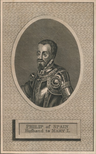 King Philip II of Spain, husband to Queen Mary I, 1793. Artist: Unknown.