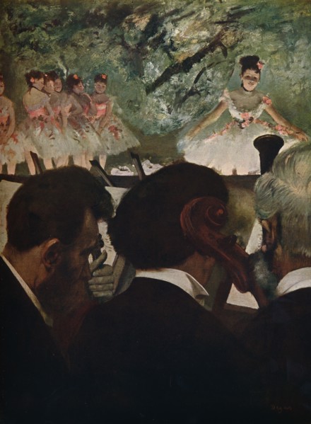 'Orchestra Muscians', c1872. Artist: Edgar Degas.