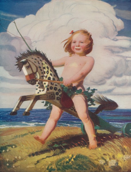 'The Hobby Horse', c1915, (1932). Artist: George Spencer Watson.