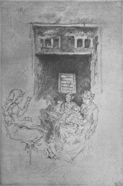 'Bead Stringers', c1880, (1904). Artist: James Abbott McNeill Whistler.