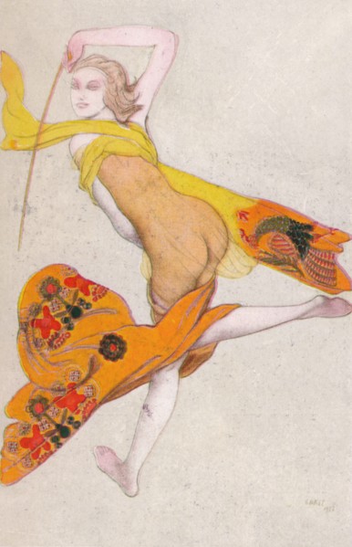 'Une Esclave Dansante', 1922, (1923). Artist: Leon Bakst.