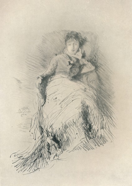 'Study', 1878, (1904). Artist: James Abbott McNeill Whistler.
